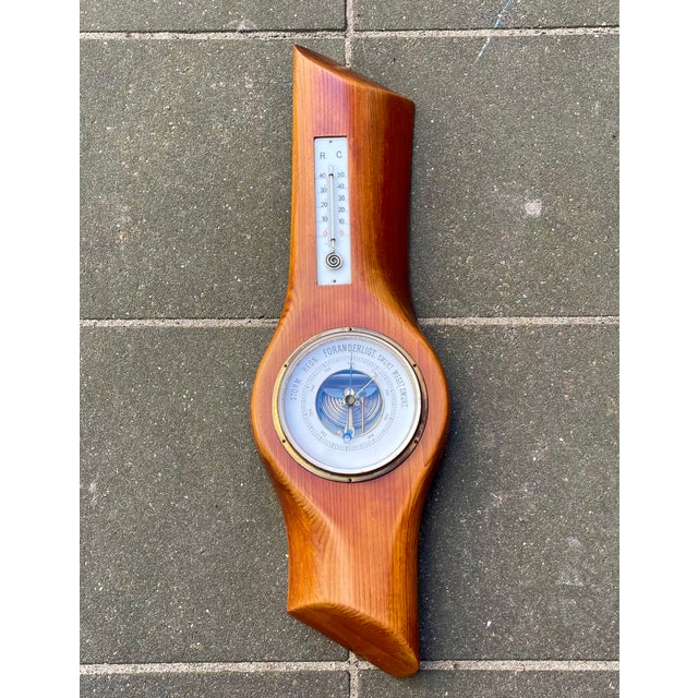 Old Weather Station made from Wooden Airplane Propeller, 1930s For Sale - Image 15 of 15