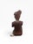 Mid 20th Century Hand-Carved Chinese Wooden Figural Sculpture of Seated Musician With Trumpet-Style Instrument For Sale - Image 9 of 17