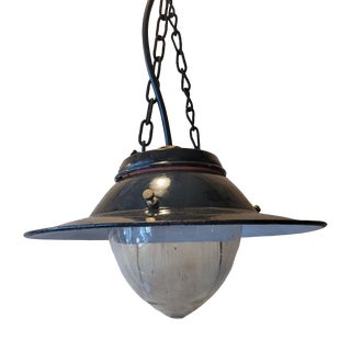 Industrial Ceiling Lamp, 1920s For Sale