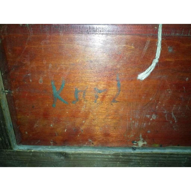 Flemish School Coastal Marine Scene, Fishermen Hauling a Boat Ashore, Early 18th Century, Oil on Oak Panel For Sale - Image 9 of 12