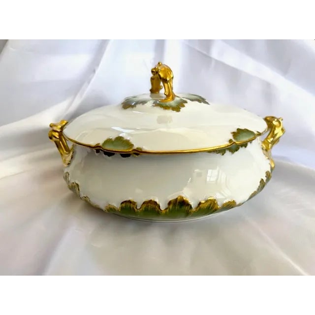 Late 19th Century Ch Field Haviland Oval Covered Soup Tureen For Sale - Image 13 of 13