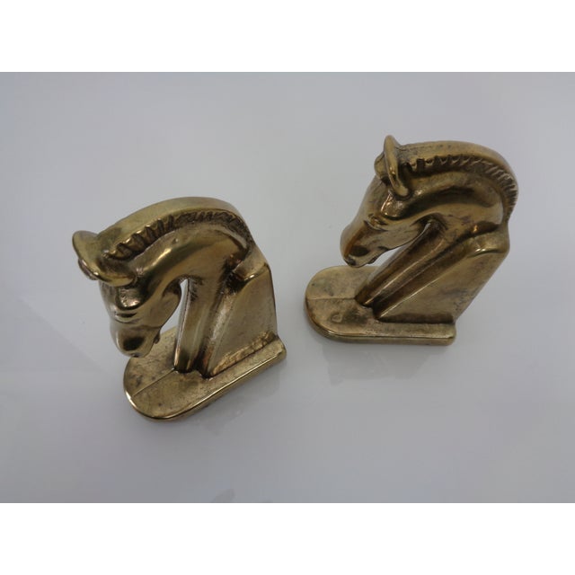 Brass Horses Bookends, 1960s, Set of 2 For Sale - Image 12 of 16