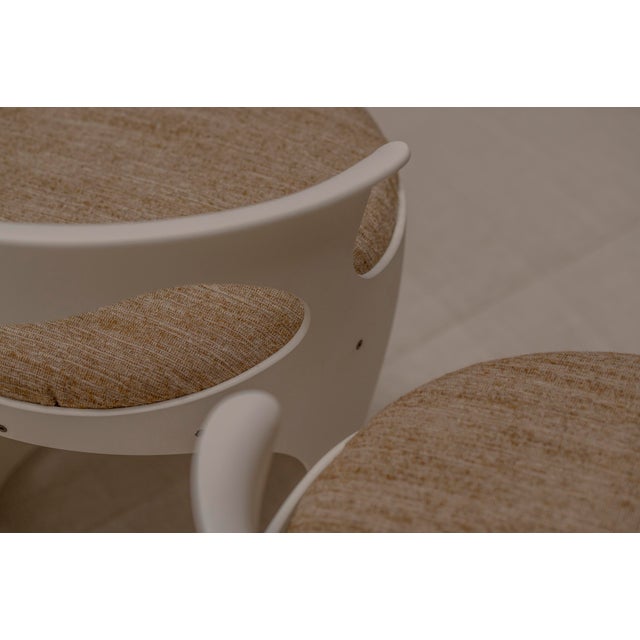 Vintage French Space Age Dining Chairs, 1970s, Set of 4 For Sale - Image 15 of 18