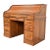 Victorian Carved Solid Oak Roll Top Desk For Sale
