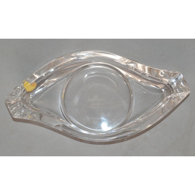 Transparent Classic Rosenthal Horizon Lead Crystal Glass Candle Holder Catchall Vide Poche For Sale - Image 8 of 13