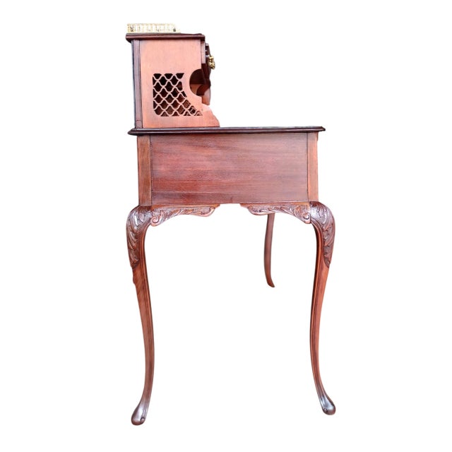 1900s Louis XV Style Writing Desk For Sale - Image 4 of 6