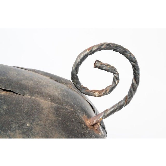 Folk Art Mid 20th Century Monumental Metal Pig Sculpture For Sale - Image 3 of 5