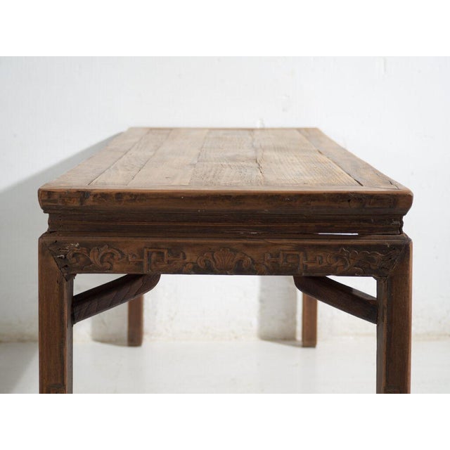 Antique Bench Table in Pine, 1900s For Sale - Image 10 of 12