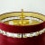 Mid-Century Modern Mid-Century Austrian Brass and Crystal Glass Floor Lamp with Red Velvet Shade For Sale - Image 3 of 10