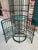 Vintage French Bistro Wine Rack Iron Birdcage Green Tall Patio Bar 21 Bottle For Sale - Image 18 of 18