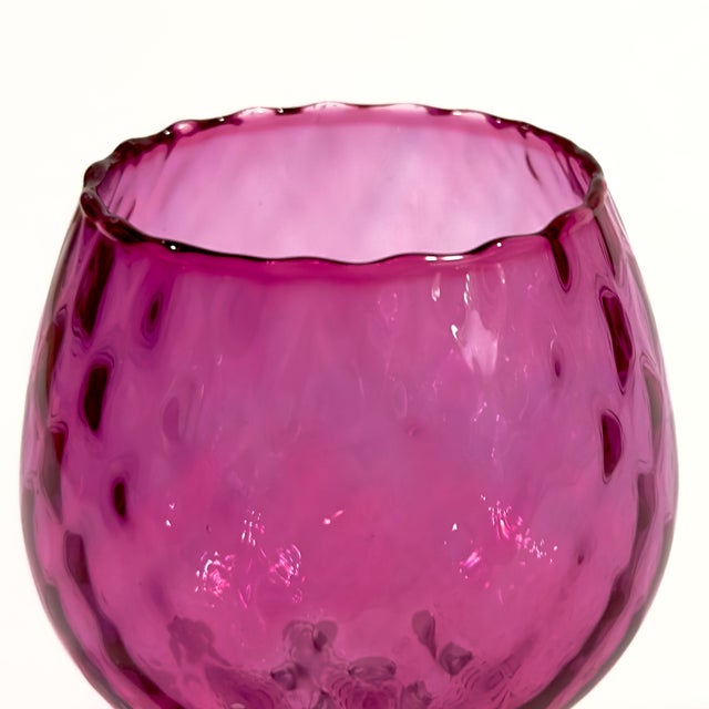 Mid-Century Empoli-Attributed Glass Vessel Color Sampler Curation - Group of 4 For Sale - Image 17 of 18