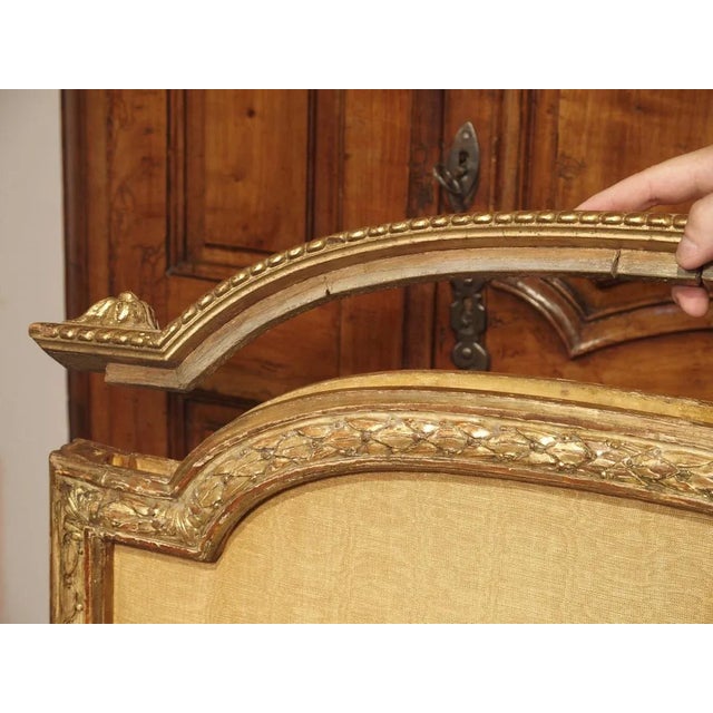 Gold Period French Louis XVI Giltwood Firescreen, Circa 1780 For Sale - Image 8 of 13