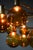 Large Chandelier in Brass and Amber Glass attributed to Hans-Agne Jakobsson, 1950s For Sale - Image 9 of 11