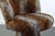 1970s Mid Century Modern Leopard Print Tulip Chair and Ottoman Set - 2 Pieces For Sale In Orlando - Image 6 of 7