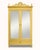 Louis XVI Yellow Painted Mirror Door Armoire For Sale - Image 14 of 14