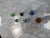 Late 20th Century Mid-Century Italian Style Bullicante Bubble Base Cordial Shot Glasses - Set of 6 For Sale - Image 5 of 6