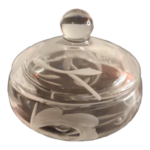 Marquis by Waterford Cut Crystal Lidded Trinket Holder