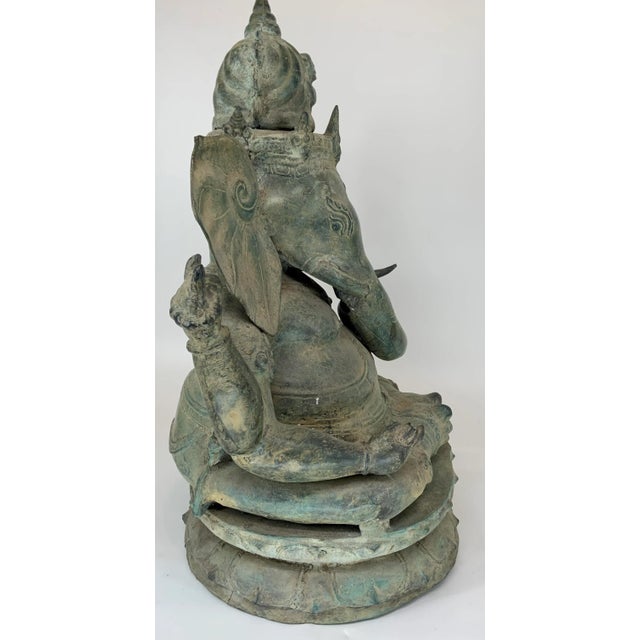 Antique Indonesian Ganesha Sculpture For Sale - Image 4 of 13