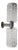 Italian Glass & Chrome Wall Sconces - a Pair For Sale