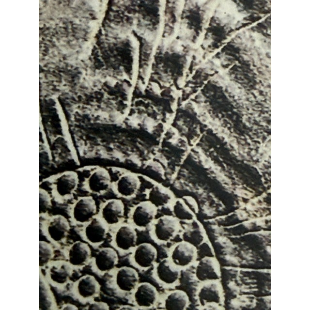 Silver Color Photograph of Leather Tooled Saddle, Framed For Sale - Image 8 of 12