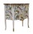 Louis XV style 3 drawer chest with exotic birds design and natural marble top. Width:65cm / 25.6" Depth: 32cm / 12.6"...