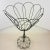 Antique French Handmade Petal Top Wire Kitchen Basket For Sale In Philadelphia - Image 6 of 12