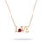 Ruby Love Letter Gold Necklace For Sale - Image 10 of 10