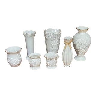 1980s Lot of 7 Vases American by Design Lenox For Sale
