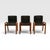 Sedie Dilos Wooden Chair by Guido Faleschini for I4 Mariani, 1970s, Set of 3 For Sale - Image 3 of 6