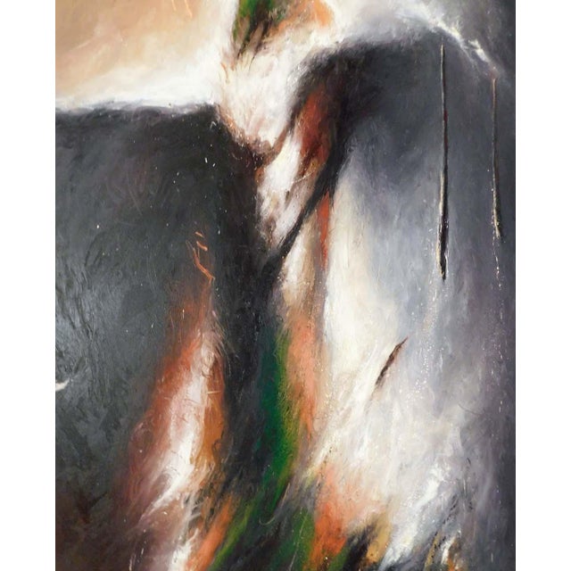 Larry Fodor "Passing Shaman" 1989 Original Oil on Canvas Custom Framed Hand Signed For Sale In Denver - Image 6 of 10