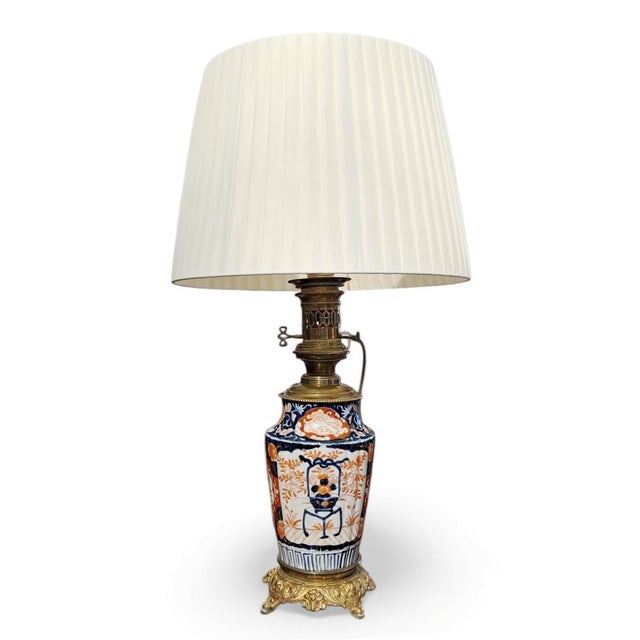 Japanese Imari Porcelain Lamps, Set of 2 For Sale - Image 5 of 10