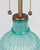 Aqua Aqua Blue Murano Glass Lamp by Archimede Seguso for Marbro, Italy 1950s For Sale - Image 8 of 13