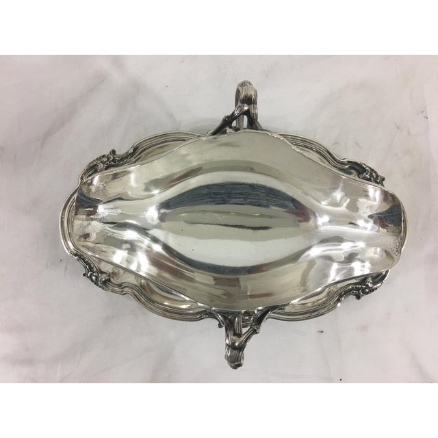 French Sterling Silver Sauce Boat in Francis I Pattern With as Monogram For Sale - Image 4 of 7