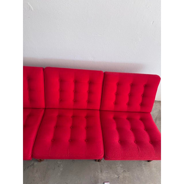 Moduline Chair in Teak by Ole Gjerløv-Knudsen Torben Lind for France & Søn, 1960s For Sale - Image 15 of 18