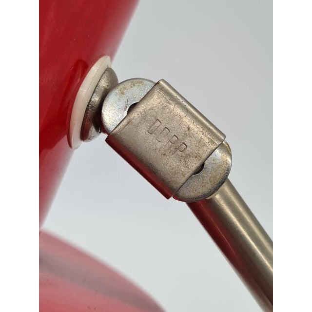 Modernist Red Desk Lamp from Elma, 1970s For Sale - Image 10 of 14