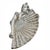 Vintage Art Nouveau Revival Lady and Fan Trinket Dish, 1960s For Sale - Image 9 of 9