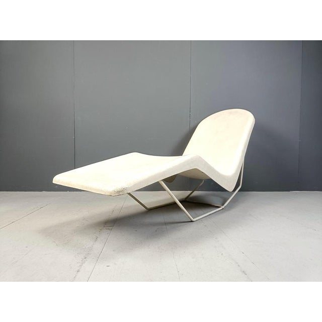 Mid-Century Fiberglass Chaise Longue, 1960s For Sale - Image 4 of 10