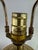 1990s Frederick Cooper Hand Blown Glass and Brass Table Lamps/a Pair For Sale In Philadelphia - Image 6 of 9