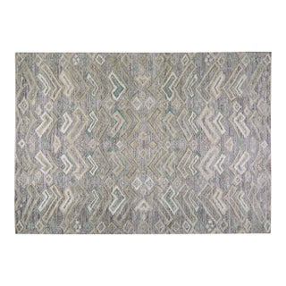 Moroccan Sheba Hand Knotted Wool Rug, 10'x14' For Sale