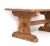 Wood Brutalist Dining Room Table in Oak, 1960s For Sale - Image 7 of 11