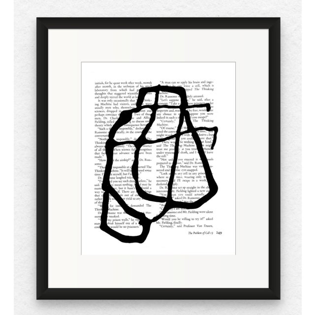 Black & White Abstractions No. 7 is a sophisticated contemporary abstract work by artist Diane Grant, originating from a...