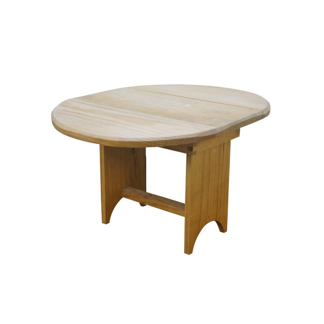 Rustic Mid 20th Century 3pc Doll Sized Salesman Sample Drop Leaf Table & Hearts Chairs Mexico 15" For Sale - Image 3 of 17