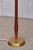 Teak and Brass Floor Lamp with Adjustable Shade from Asea Belysning, Sweden, 1950s For Sale - Image 6 of 11