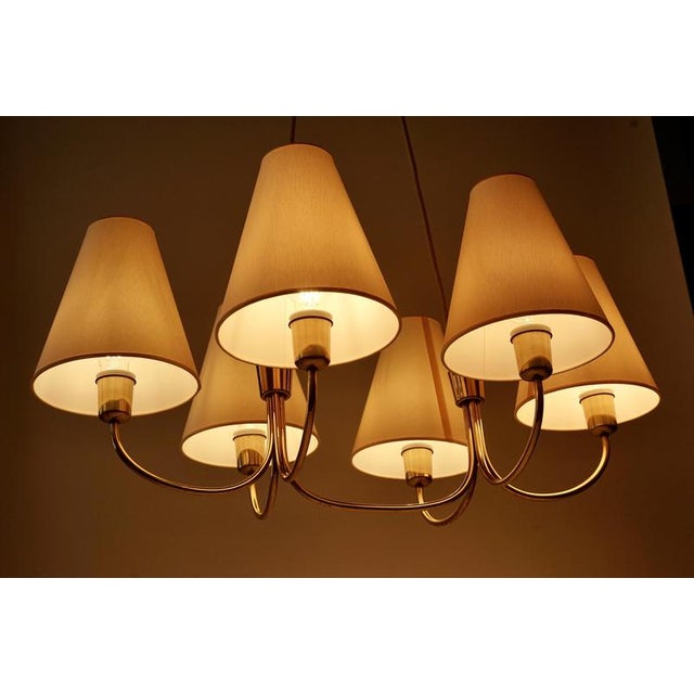Globe Lamp in Brass by J.T. Kalmar, 1950s For Sale - Image 11 of 18