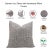 Fabdivine Throw Pillow Cover 26x26 Inch Handmade Block Print Cushion- Chunributi For Sale - Image 4 of 4
