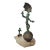 Bijan Studio on Top of the World Bronze Alabaster Sculpture Mid-Century Modern For Sale