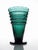 Large Antique Art Deco Vase in Cut Emerald Crystal, Bohemia, 1920s For Sale - Image 15 of 15
