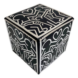 Keith Haring Stool from Creativando, 1990s For Sale