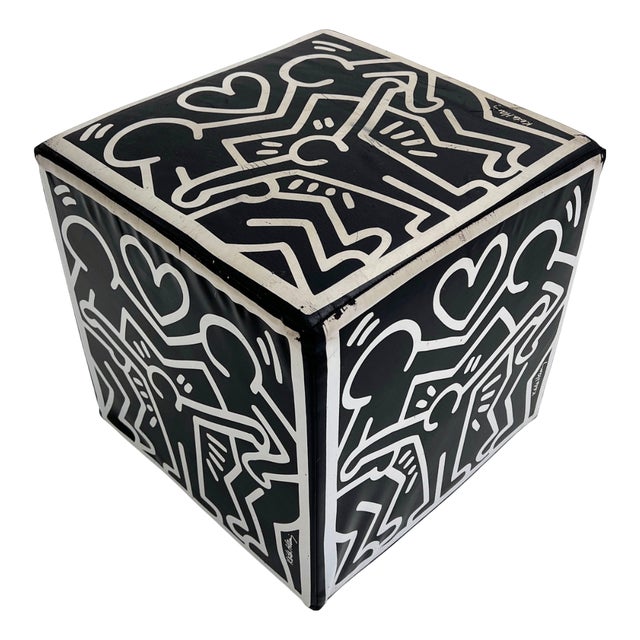 Keith Haring Stool from Creativando, 1990s For Sale