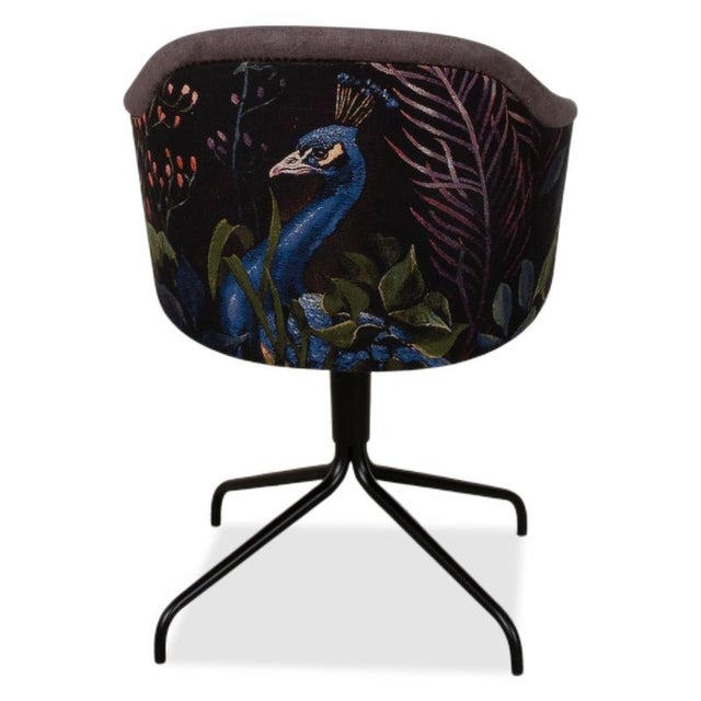 Fabric Ona Chairs with Brown and Grey Pattern from Freifrau, Set of 4 For Sale - Image 15 of 18